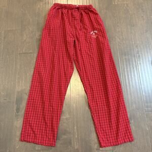 Boston Red Sox Pants Mens Large Plaid MLB Baseball Sleepwear Lounge Bottoms